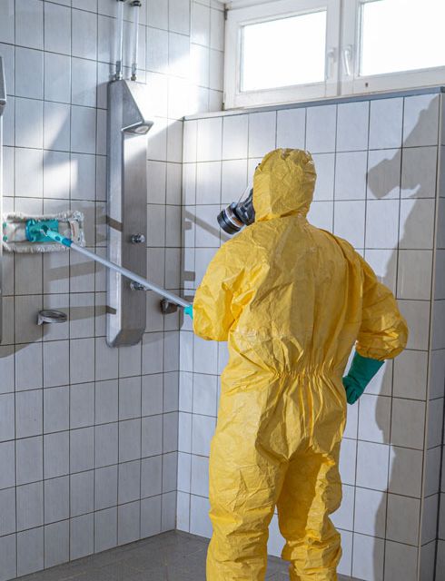 Scheuer Wischverfahren Desinfektion Wand - Enviro Pest Control GmbH