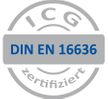 Logo Zertifikat DIN 16636