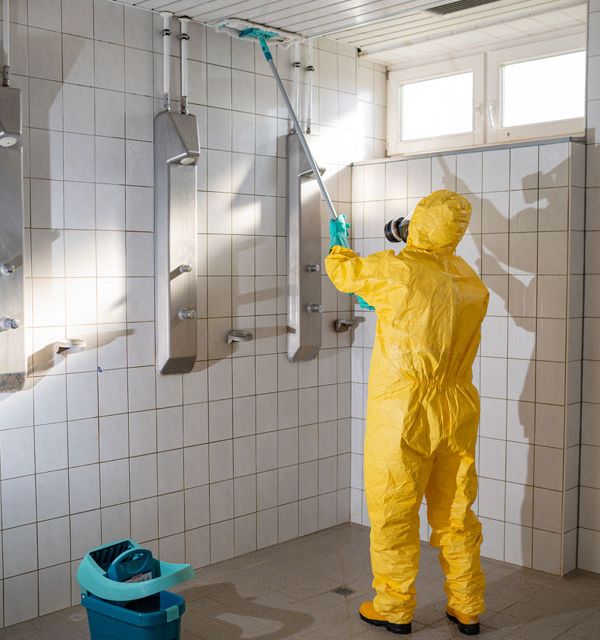 Scheuer Wischverfahren Decke desinfizieren - Enviro Pest Control GmbH